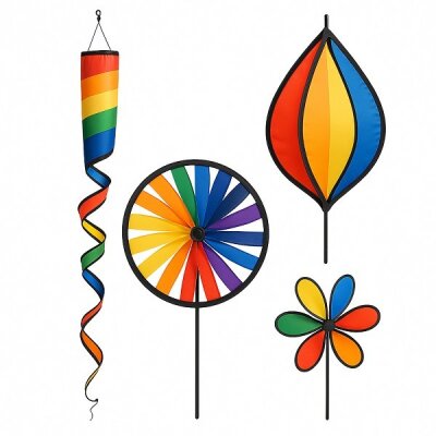 Bewegung und Farbe im Wind &ndash; Windspiele...