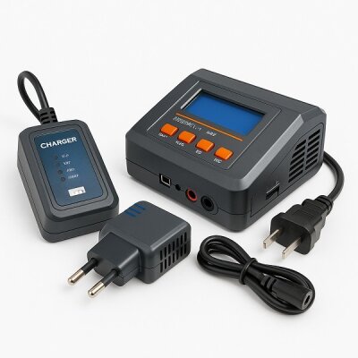 Komfortables Laden mit Netzanschluss an 230V...