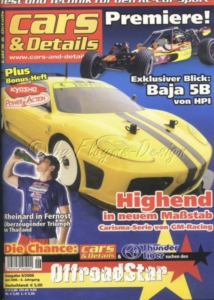 Cars&amp;Details Fachzeitschrift Ausgabe 6/2006 NEU