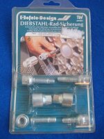 Diebstahl - Radsicherung Typ 3 , M12 X 1,5 , Kugelbund