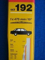 Wischblatt 1x475mm / 19 Audi A3, Seat Skoda SWF 117192 *Restposten