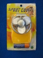 Taschen Ventilator (mini fan) Sport Cooler gelb-orange