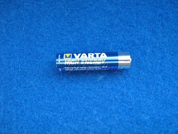 Micro AAA Zelle VARTA High Energy Alaline 1,5V / ZELLE 4903