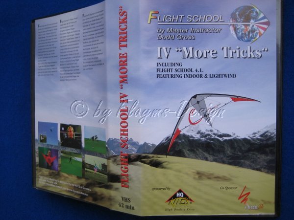 VHS Video Kassette Flight School IV More Tricks HQ Invento