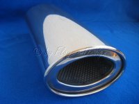 Power Rohr 150x100 oval mit Absorber e1 Edelstahl