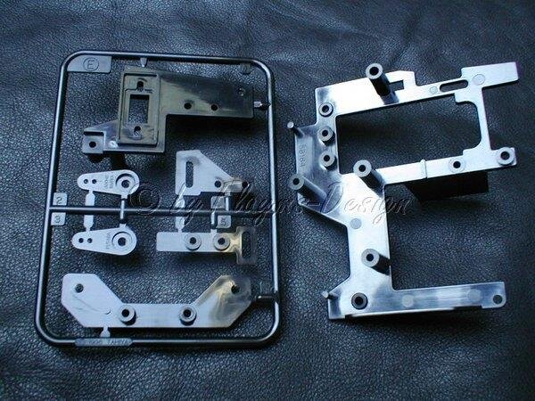 E-Parts RC Grundplatte für Tamiya DT-01 Mad Fighter *Restposten
