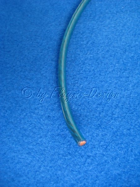Stromkabel 6qmm Powerkabel blau flexibel Minuskabel AIV