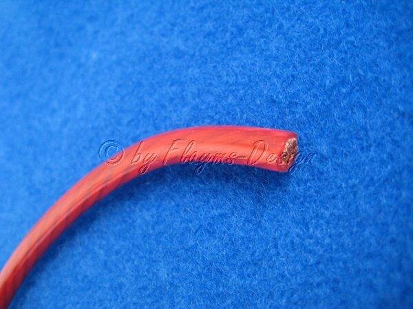 Stromkabel 10mm² Powerkabel rot flexibel Pluskabel AIV