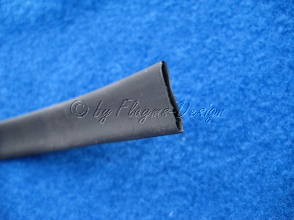 Schrumpfschlauch schwarz Durchmesser 9,5mm 1dm
