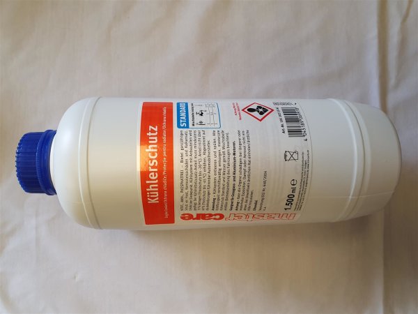 Kühlerschutz Kühler-Frostschutz Nitrit-, Amin-, Phosphatfrei 1,5 Liter für Grauguss - und Alumotoren