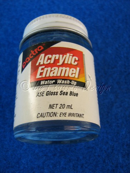 Acrylic Enamel PACTRA A5E Gloss Sea Blue 20ml