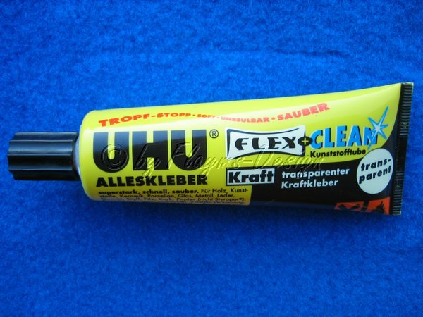 UHU Alleskleber Kraft Flex + Clean 42g Tube 45040 NEU
