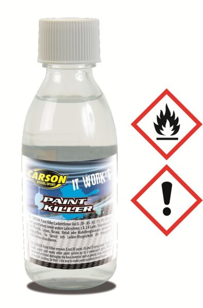 Paint Killer - Lackentferner für Lexanfarben 100ml Carson Modellsport
