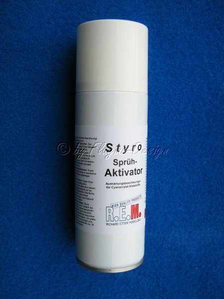 Aktivator Spray 200ml f&uuml;r Cyanacrylat Kleber Styro R.E.M.