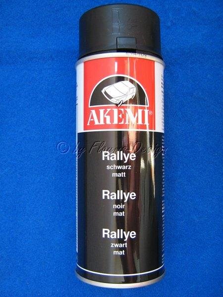Rallye schwarz matt 400ml Farb Spray-Dose AKEMI