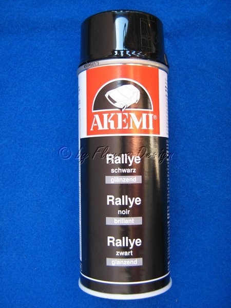 Ralley schwarz gl&auml;nzend 400ml Spray AKEMI