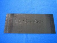 CFK-Kohlefaser Carbon PLATTE 350 X 150 X 1,0 +/-0,15 Carbotec