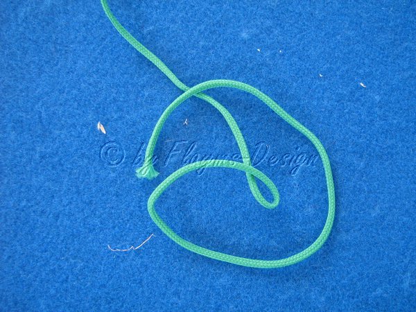 Mantelschnur kernlos grün dick für Drachenschnur 1dm