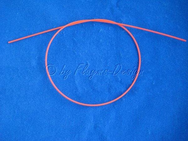 Außenrohr für Bowdenzug 3x2,2x100cm Antennenrohr orange