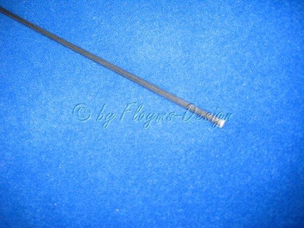 Fiberglas vollstab Durchmesser 4mm 2 Meter lang schwarz