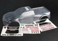 Monster Truck Karosserie für Traxxas E-Maxx BL klar...