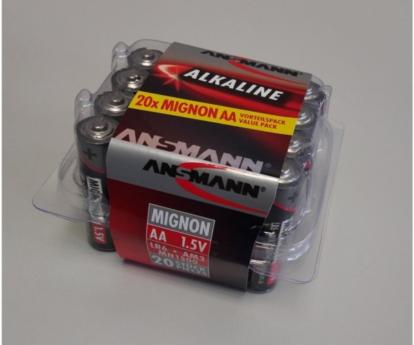 Mignon AA LR06 1,5V Batterie Box (20) Ansmann Racing 500609050