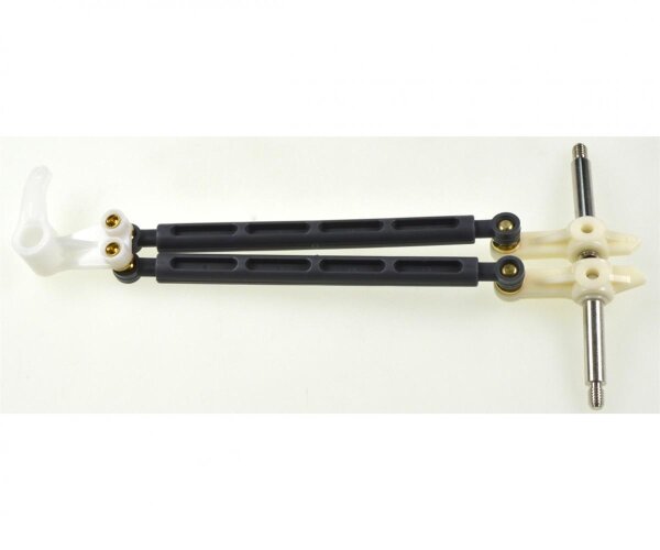 Lenkgestänge mit Achsschenkeln grau für Mad Bull DT-01 Tamiya 9415376 *Japan Import
