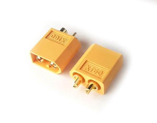 XT-60 Stecker (Männchen) 2 Stück H-SPEED HSPP020