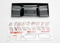 Heckflügel schwarz mit Decal Revo Heckspoiler TRX5446