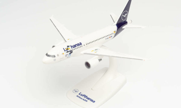 Herpa Lufthansa A319 Plastik Flugzeug Model Snap-Fit HE612739 1:1200