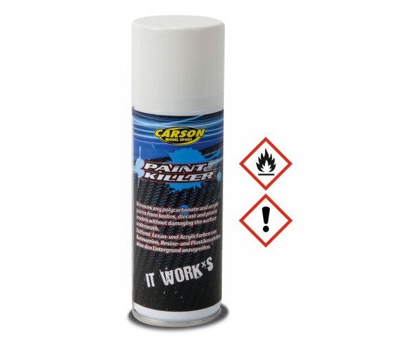 Carson Paint Killer-Lackentferner Spray für Lexan Farbe, 200 ml 500908141