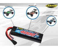 Carson Li-Po Racing Akku Pack 7,4V 4000mAh 25C (T-Plug)...