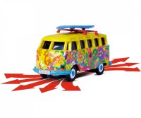 1:87 VW T1 Samba Bus Flower Power 100% RTR Carson
