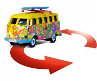 1:87 VW T1 Samba Bus Flower Power 100% RTR Carson