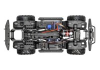 TRAXXAS TRX-4 LR Defender silber 1/10 Crawler RTR Brushed, Clipless, ohne Akku und Ladegerät TRX82256-4