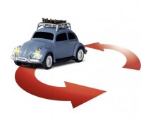 VW Käfer Wintersport 1:87 – Mini RC-Kultauto mit LED & 2.4 GHz Carson 500504149
