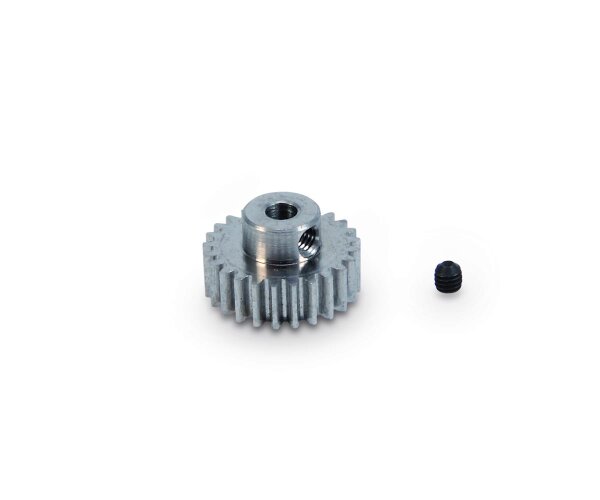 Motorritzel 25Z Modul 0,6mm Stahl  für 540/550 RC-Motoren inkl. Madenschraube – TAMIYA kompatibel