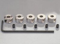5 St. Stellringe 2 mm mit Gewindestift und Schlüssel...