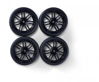 1:10 Räderset (4) Design 14 Speichen schwarz 26mm...