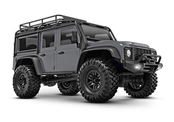 TRAXXAS TRX-4M LandRover Defender 1/18 Crawler RTR silber mit Akku & Ladegerät