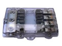 Glasrohr-Sicherungshalter AGU 4-Fach 3x25qmm auf 4x10qmm,...