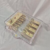 Glasrohr-Sicherungshalter AGU 4-Fach 3x25qmm auf 4x10qmm,...
