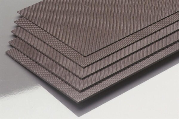 Kohlefaser-/CFK-Platte 350×150×0,5 mm – REM 040609 Carbon Prepreg