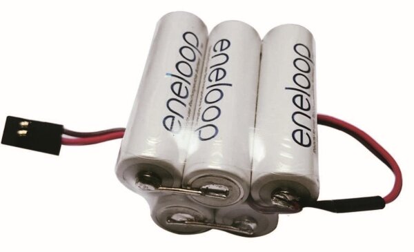 eneloop Empfängerakku 6,0V / 1900 mAh AA JR Buckelpack – 011165
