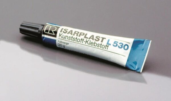 Isarplast L 530 TF 20 g – klarer Polystyrol & ABS Kleber R.E.M. 040007
