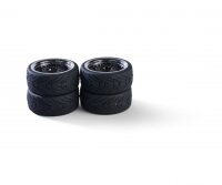 1:10 Räderset Classic Design schwarz-chrom 26 mm – Carson 500900188