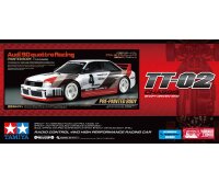 1:10 RC Audi 90 quattro Racing TT-02 4WD Karosserie vorlakiert Limited Edition Tamiya 300047511