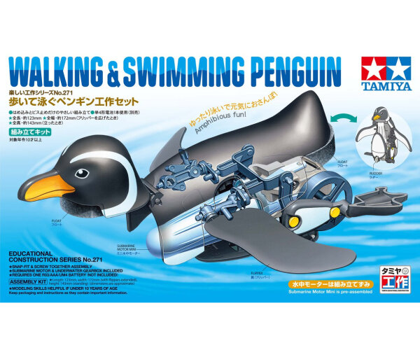 Tamiya Lehrkasten Pinguin schwimmend/gehend 300070271