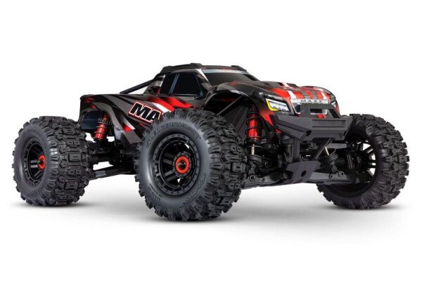 Traxxas MAXX 4x4 WideMAXX 1:10 Brushless Monster Truck rot ohne Akku/Ladegerät TRX89086-4RED