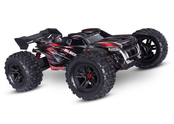 Traxxas SLEDGE 1/8 6S Brushless Monster Truck rot ohne Akku/Ladegerät TRX95096-4-RED